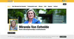 Desktop Screenshot of mirandavaneetvelde.be